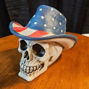 Treasure Cove P754752 American Cowboy Skull